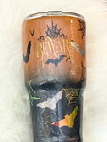 Halloween ombré peak a boo