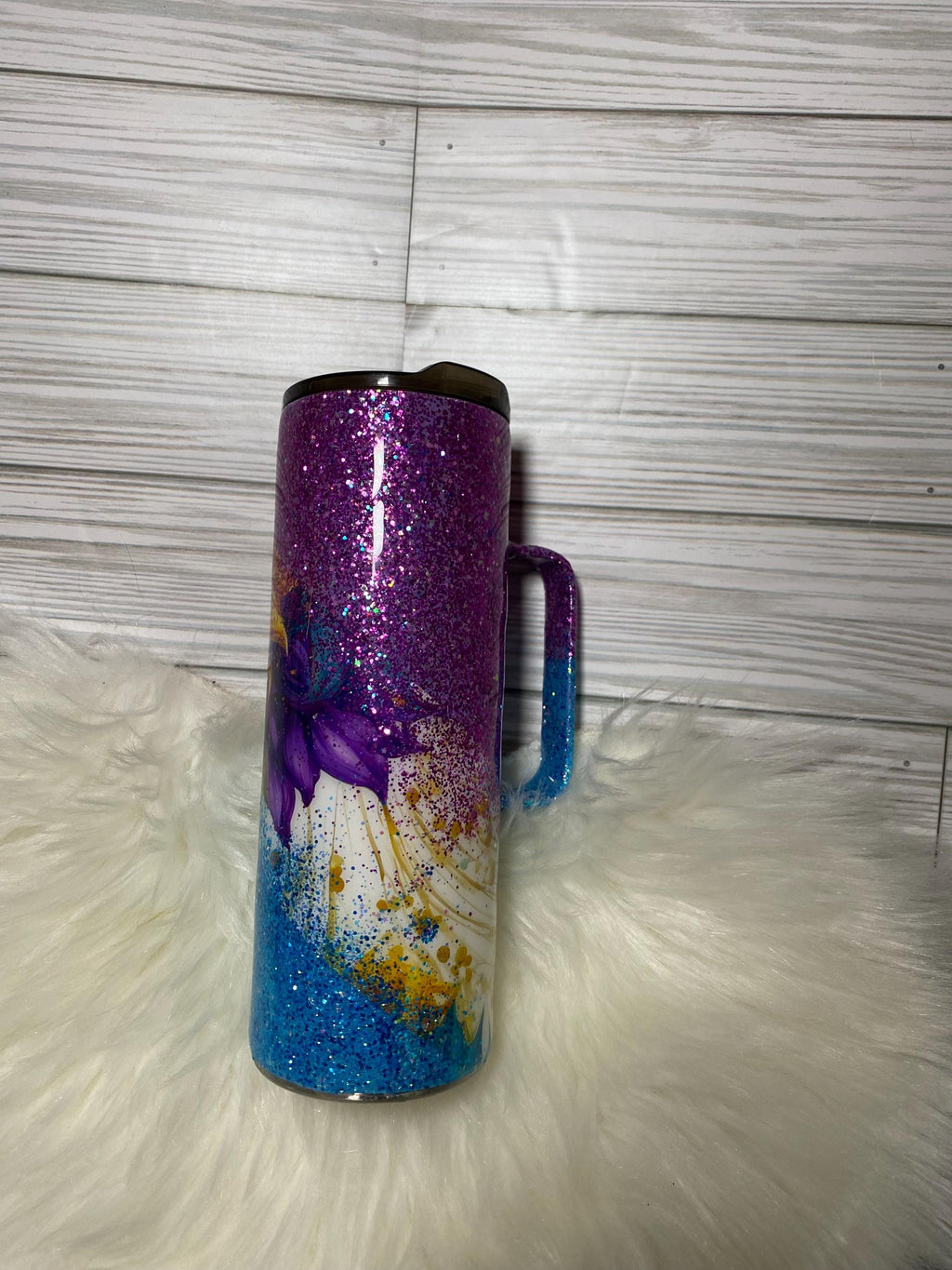 sunflower burst camper mug