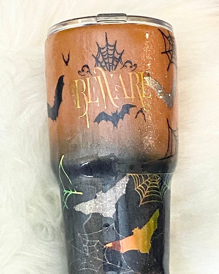 Halloween ombré peak a boo
