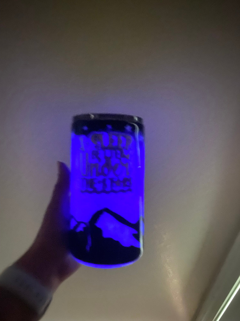 Glow in the dark tumbler mug